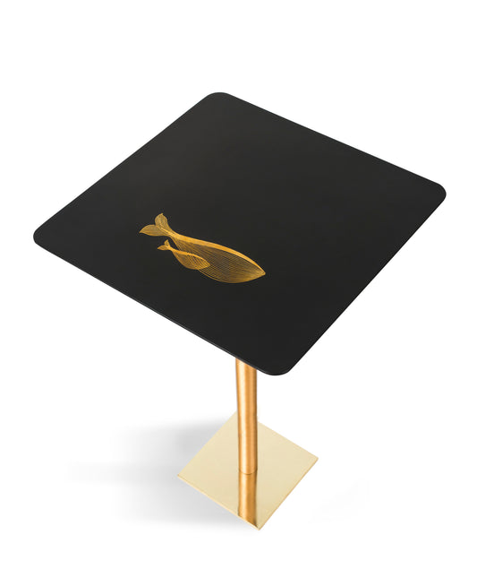 Bidri Table Whale