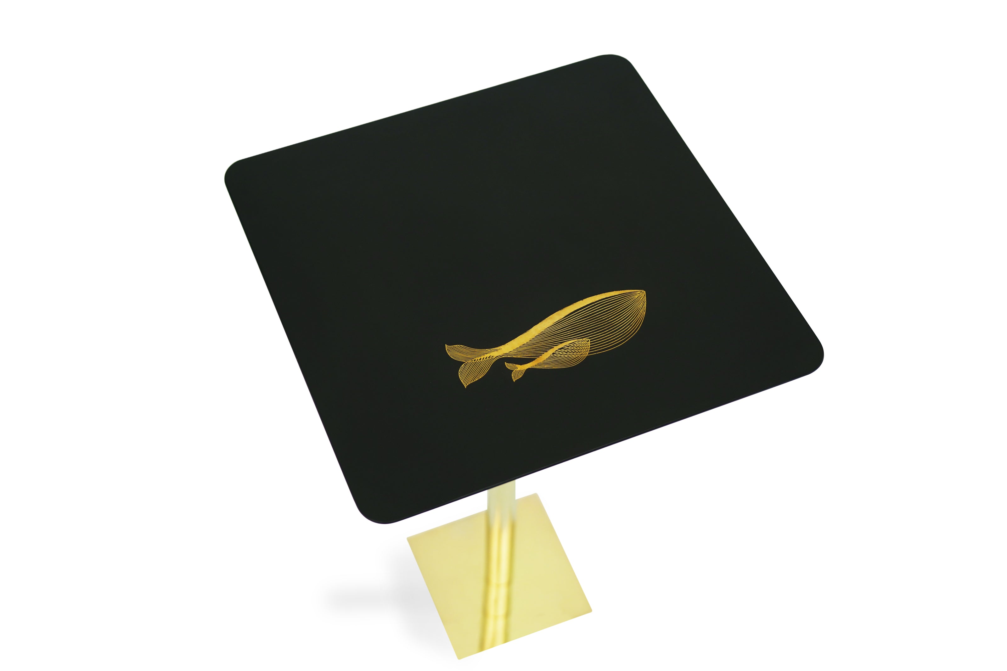 Bidri Table Whale
