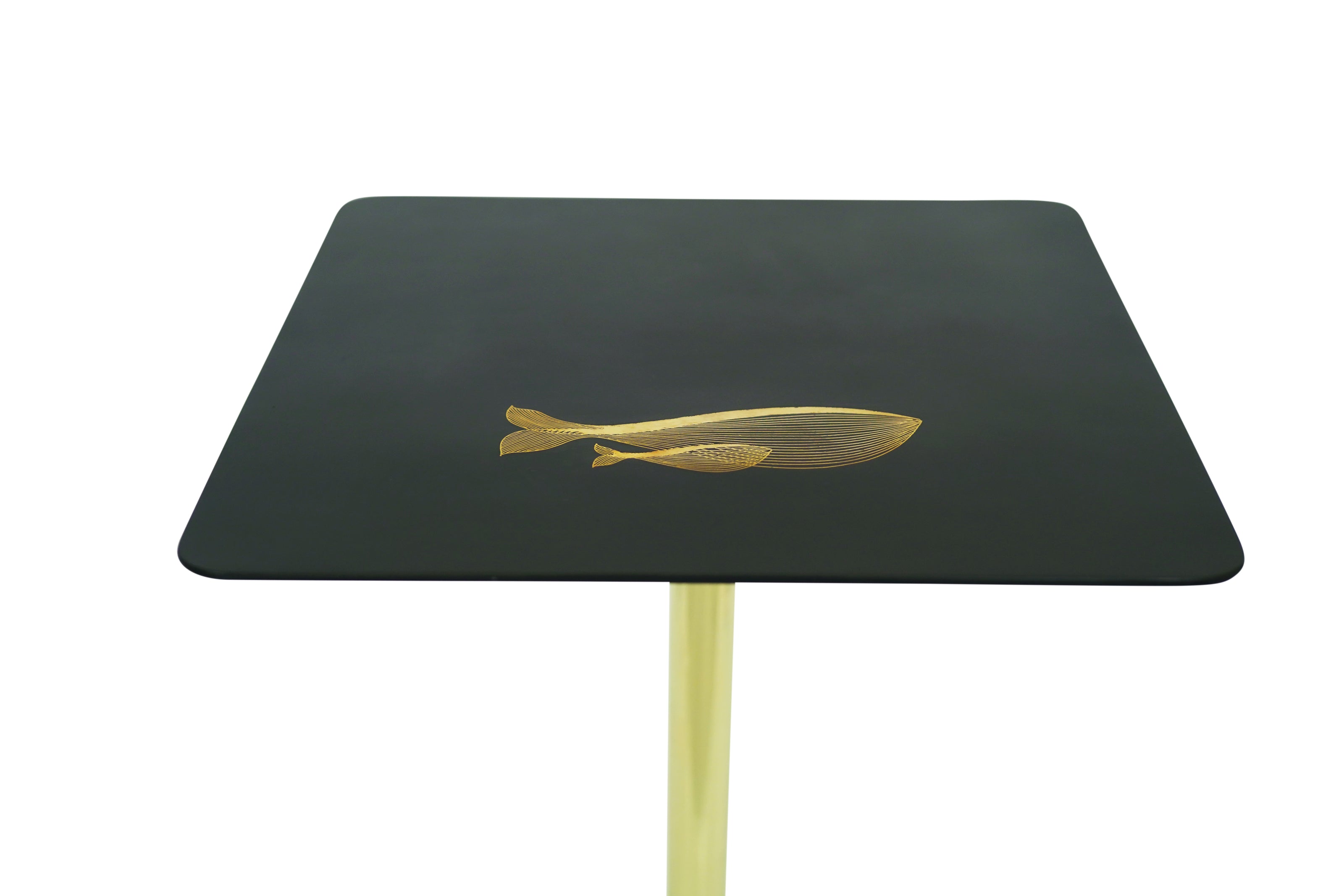 Bidri Table Whale