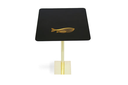 Bidri Table Whale