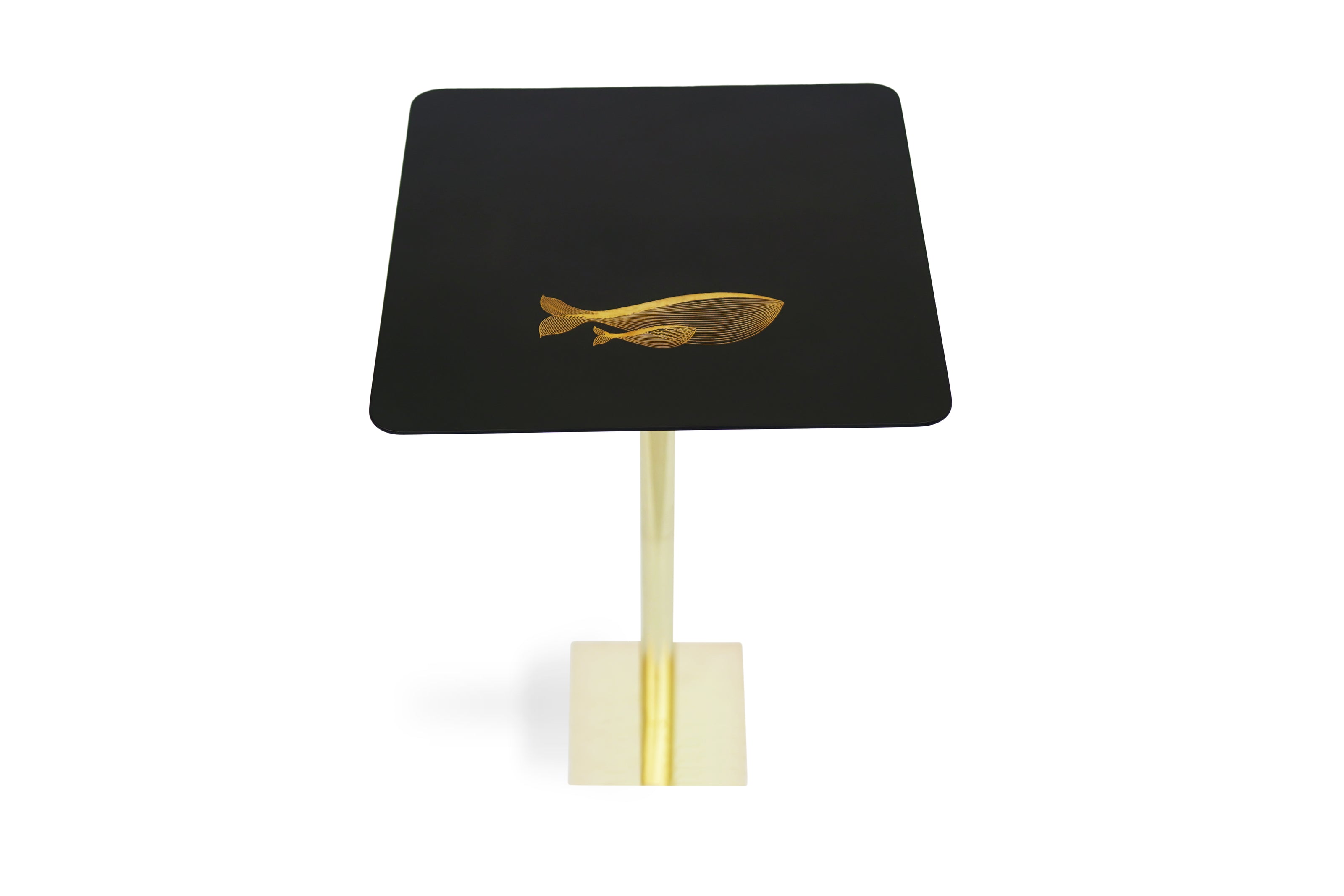 Bidri Table Whale
