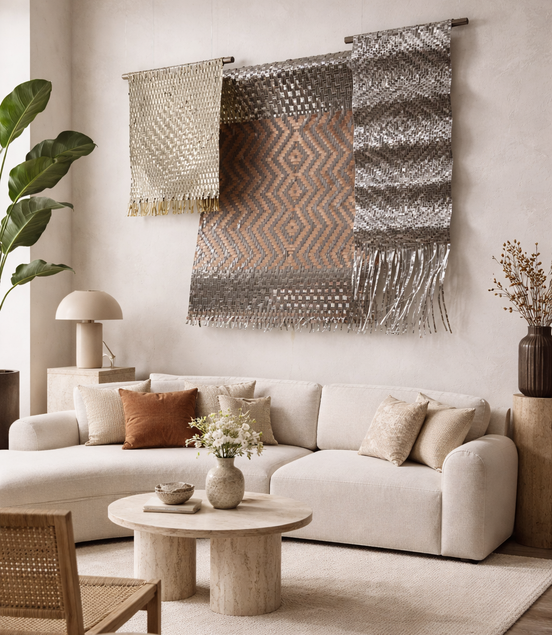 Metal Tapestry Set of 3