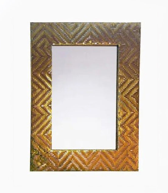 Ikat Weave Mirror